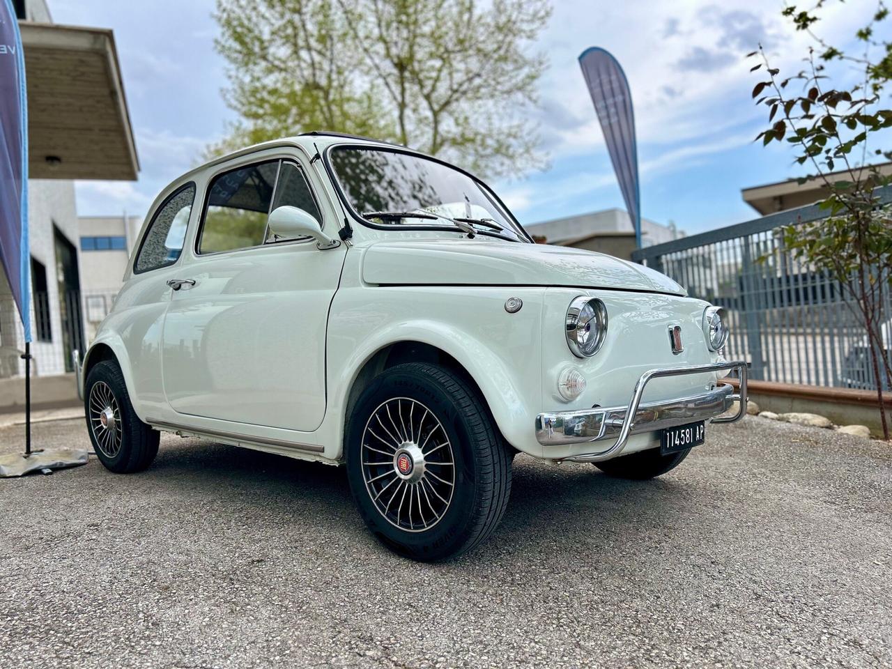 Fiat 500 - 110 F BERLINA 500 - Mod. L - ISCRIZIONE ASI E TARGA ORO