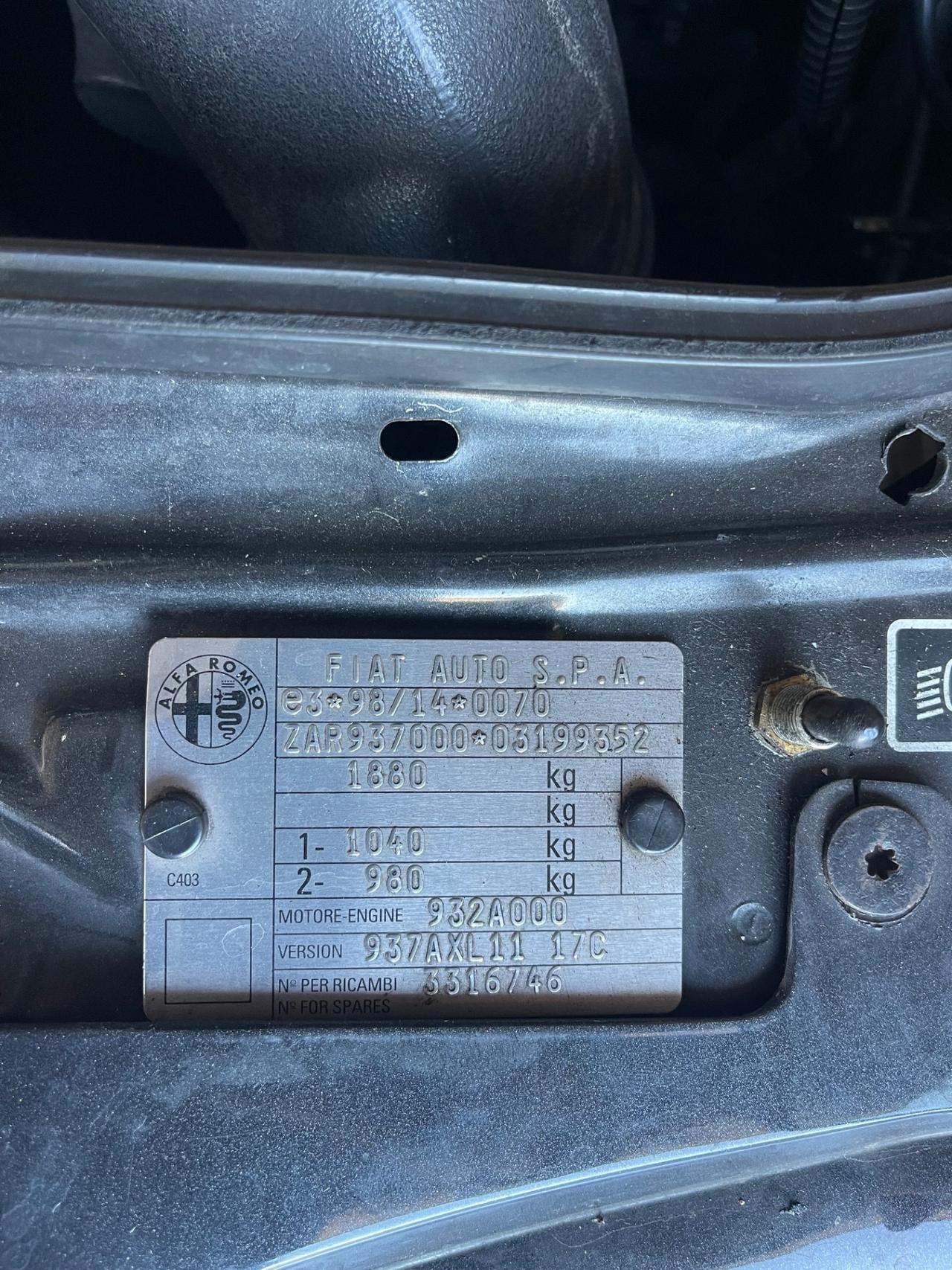 Alfa Romeo 147 3.2 V6 24V GTA Selespeed PERMUTE RATE