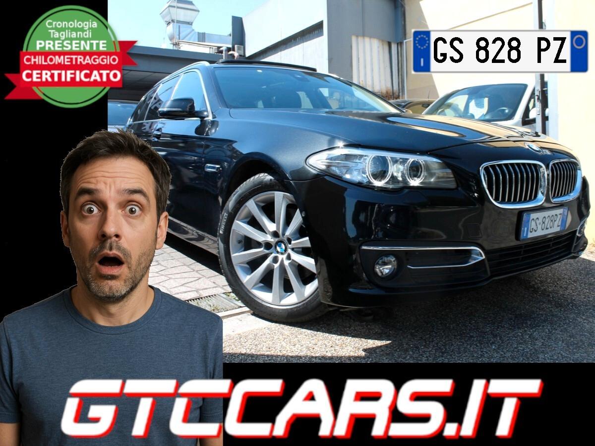 Bmw 520d Touring Luxury SW 190Cv Tetto NaviPro Pelle Cam360 HUD FULL OPT