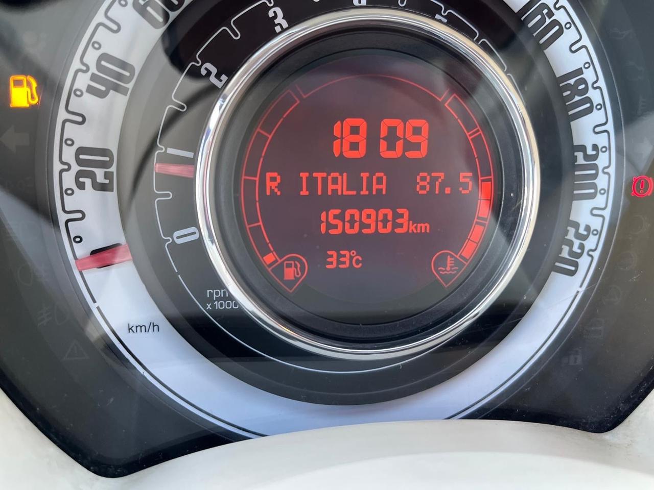 Fiat 500 Lounge 1.2 benz-tetto apri-2008