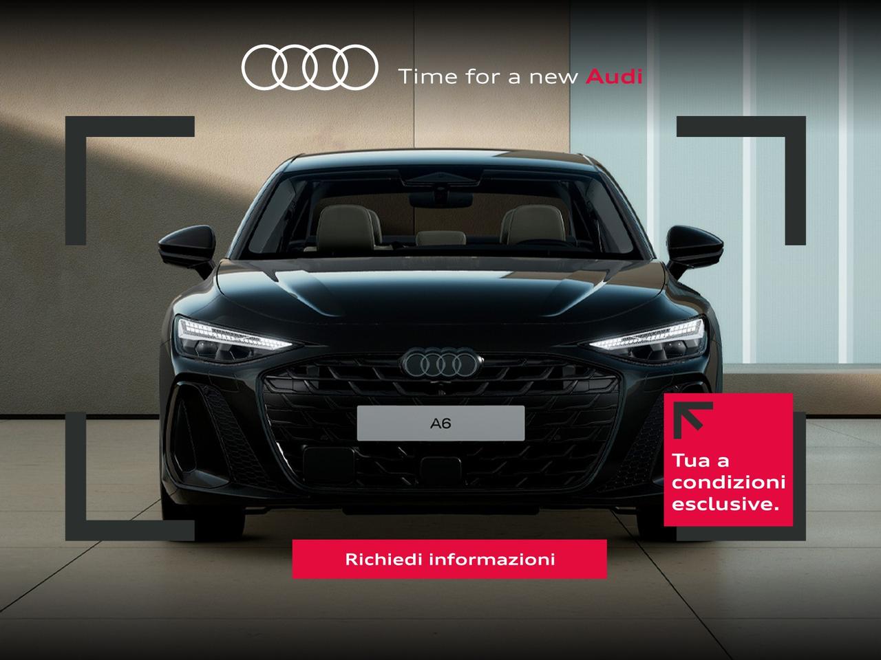 Audi A6 2.0 tdi mhev + s line edition 204cv s-tronic