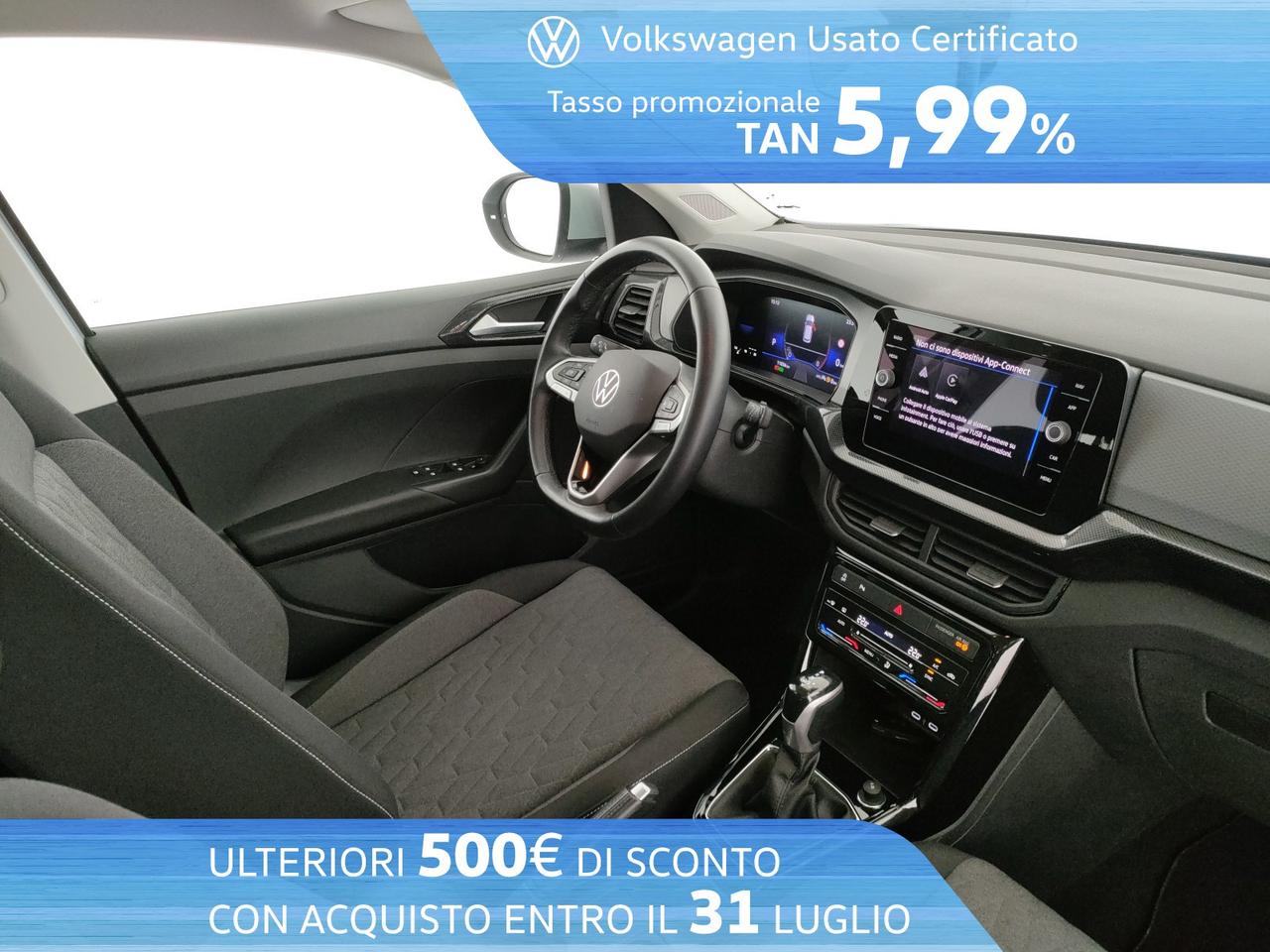 Volkswagen T-Cross 1.0 tsi life 115cv dsg