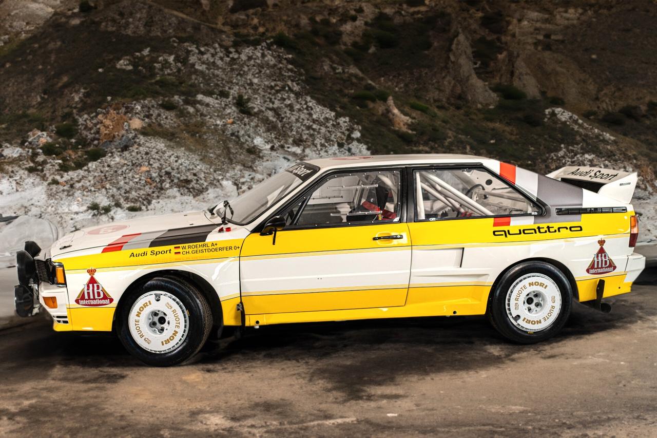 Audi QUATTRO 2.1 turbo RALLY GRUPPO B. RICREATION NEU FICHES & HTP