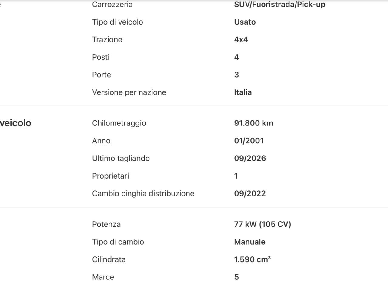 Honda HR-V 1.6i 16V cat 3 porte Jam 4x4