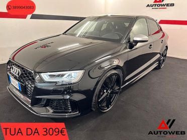 Audi RS3 Sedan 2.5 TFSI quattro S tronic TAGLIANDI UFFICIALI AUDI PROMO OMAGGIO BLACK FRIDAY FINO AL 29 NOVEMBRE