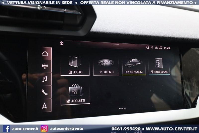 Audi A3 Sportback 35 TFSI Advanced LED 1.5 150CV