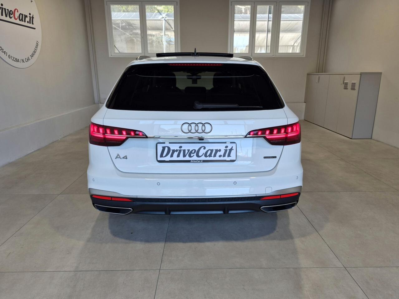 Audi A4 AVANT 40 TFSI MHEV *QUATTRO* 204CV S TRONIC (24 MESI DI GARANZIA) TETTO LED NAVI CARPLAY