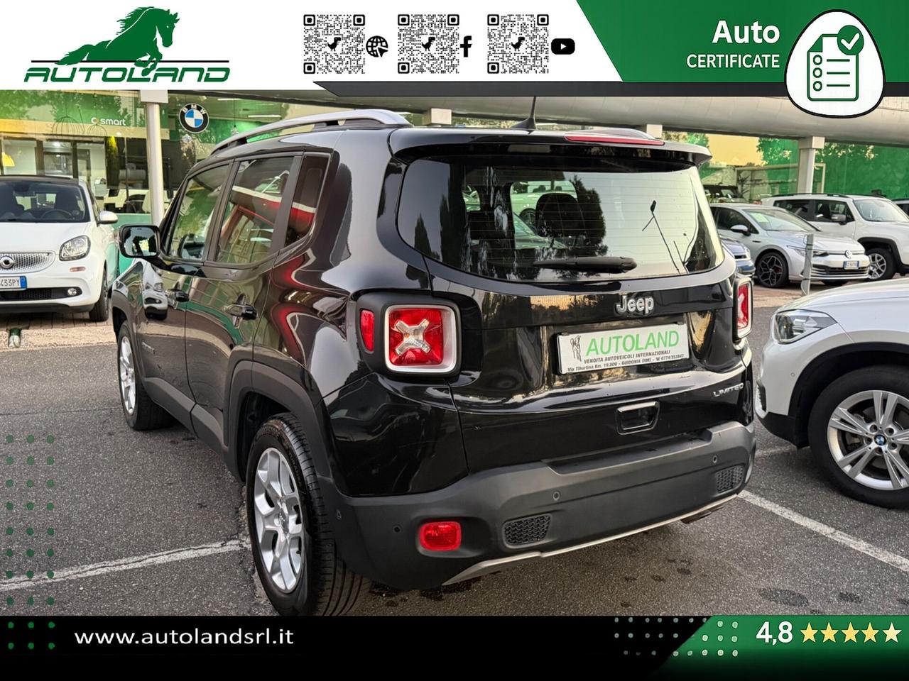 Jeep Renegade 1.6 MultiJet 120 CV Limited Automatica