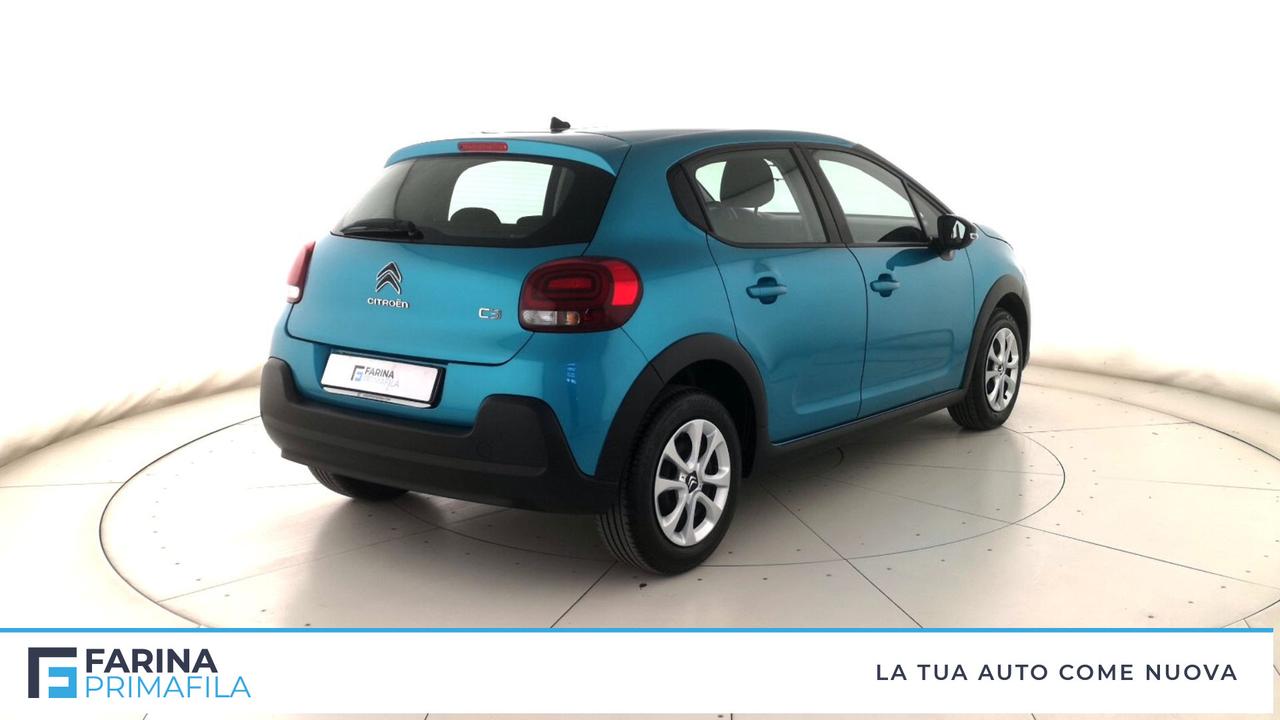 CITROEN C3 III 2017 - C3 1.2 puretech Feel s&s 83cv neopatentati my20