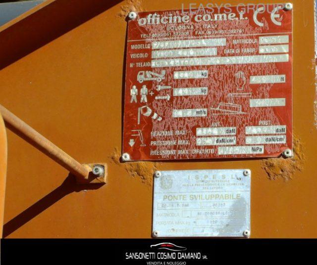 IVECO Daily 35C10 2.3 Hpi PM-RG CESTELLO TELESCOPICO