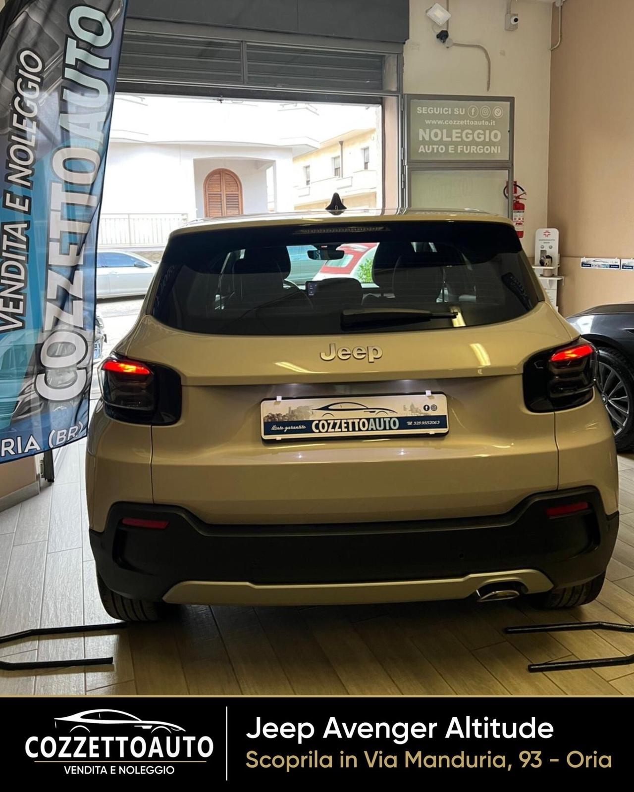 Jeep Avenger 1.2 100 CV Altitude garanzia Jeep