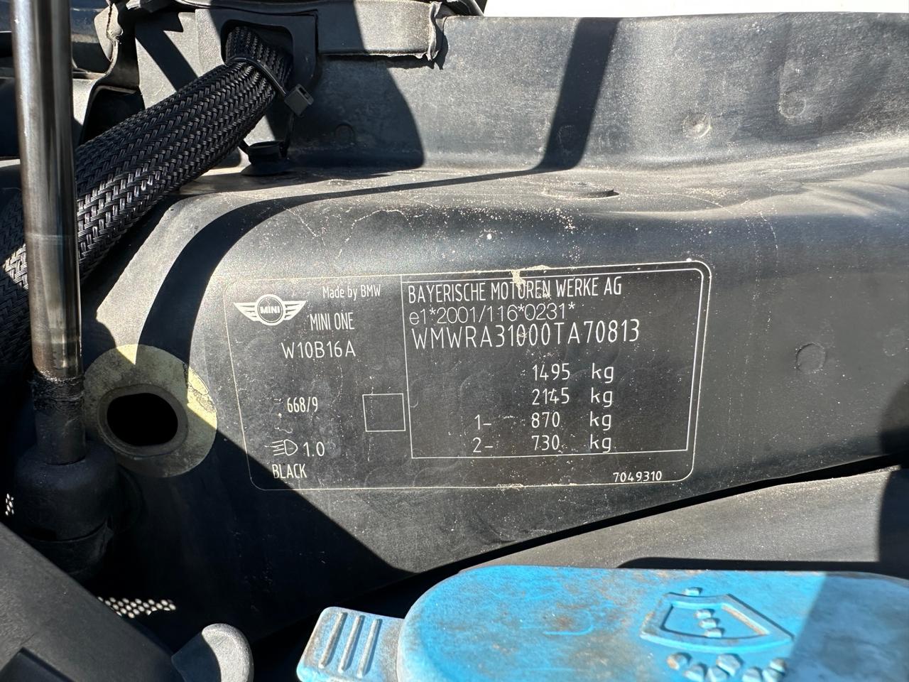 Mini 1.6 16V One de luxe