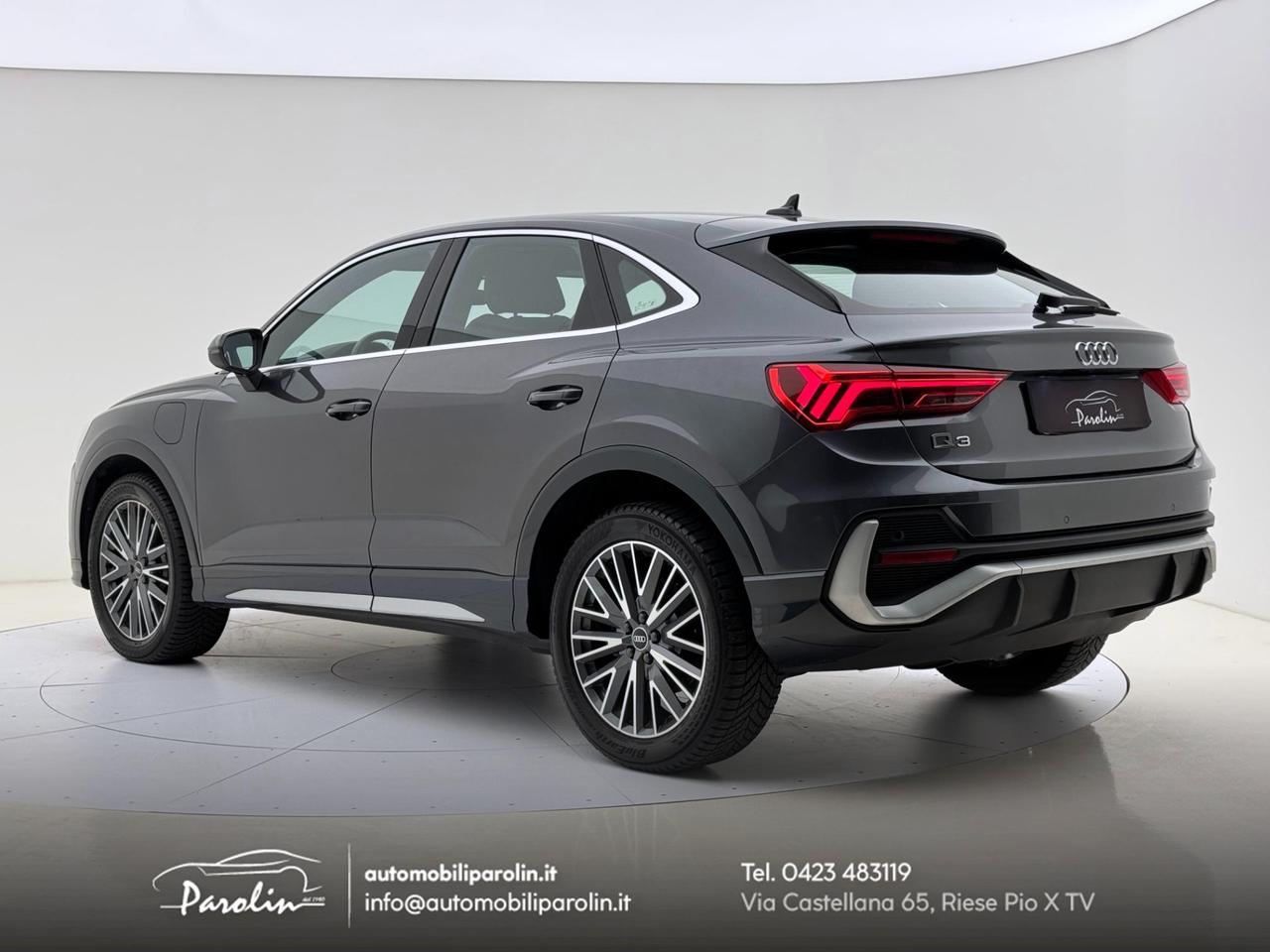 Audi Q3 Sportback 45 1.4 tfsi e S-line edition s-tronic ACC-pelle