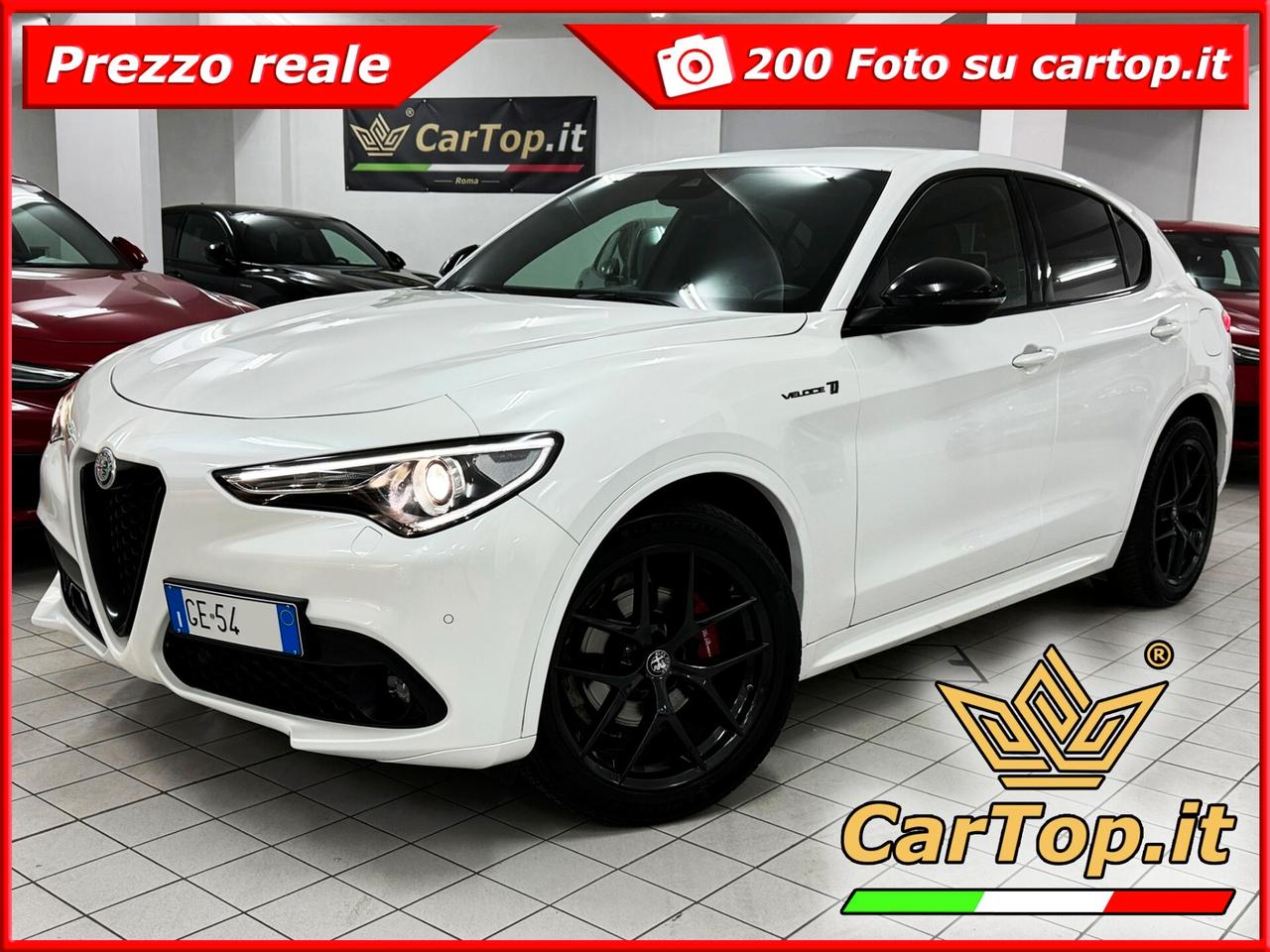 Alfa Romeo Stelvio 2.2 TD 210CV VELOCE Ti Q4 CARBONIO ALCANTARA PELLE