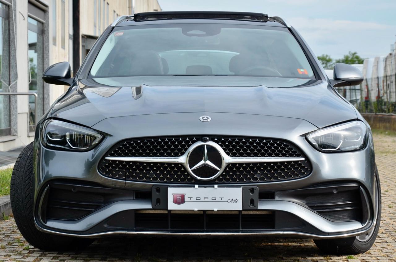 MERCEDES-BENZ C22Od MILD HYBRID PREMIUM AMG LINE 200cv AUTO, UNICO UTILIZZATORE, EURO 6D, TETTO, RETROCAMERA, NAVI, LUCI AMBIENTE, PERMUTE