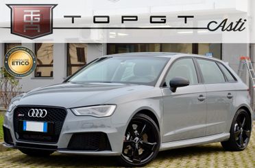 AUDI RS3 SPB 2.5 TFSI QUATTRO S-TRONIC 367cv, ECCELLENTI CONDIZIONI, PRIMA VERNICE, TUTTI SERVICE UFF AUDI, UFF ITALIANA, SCARICO RS, PERMUTE