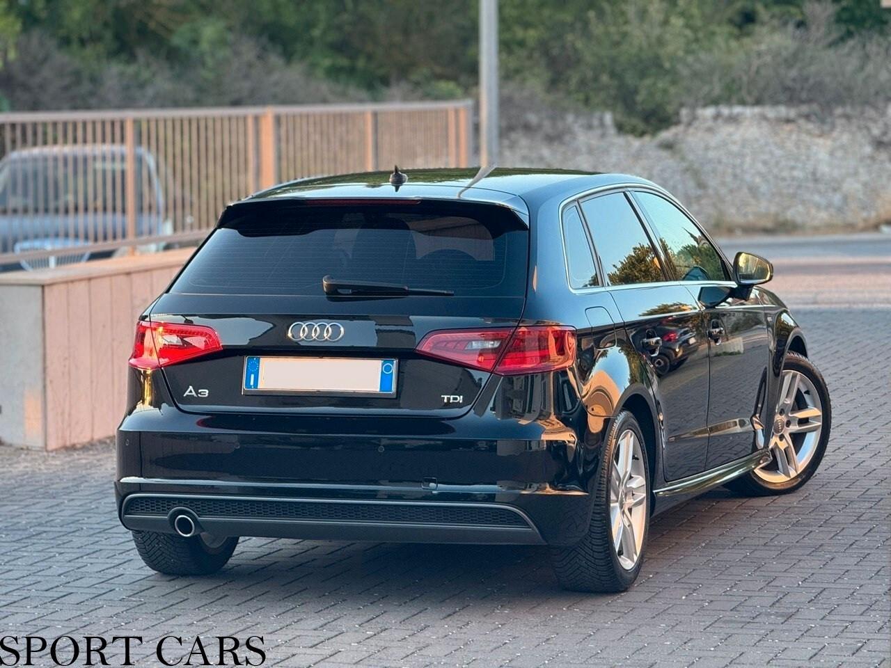 Audi A3 SPB 1.6 TDI 110 cv, S LINE, FULL