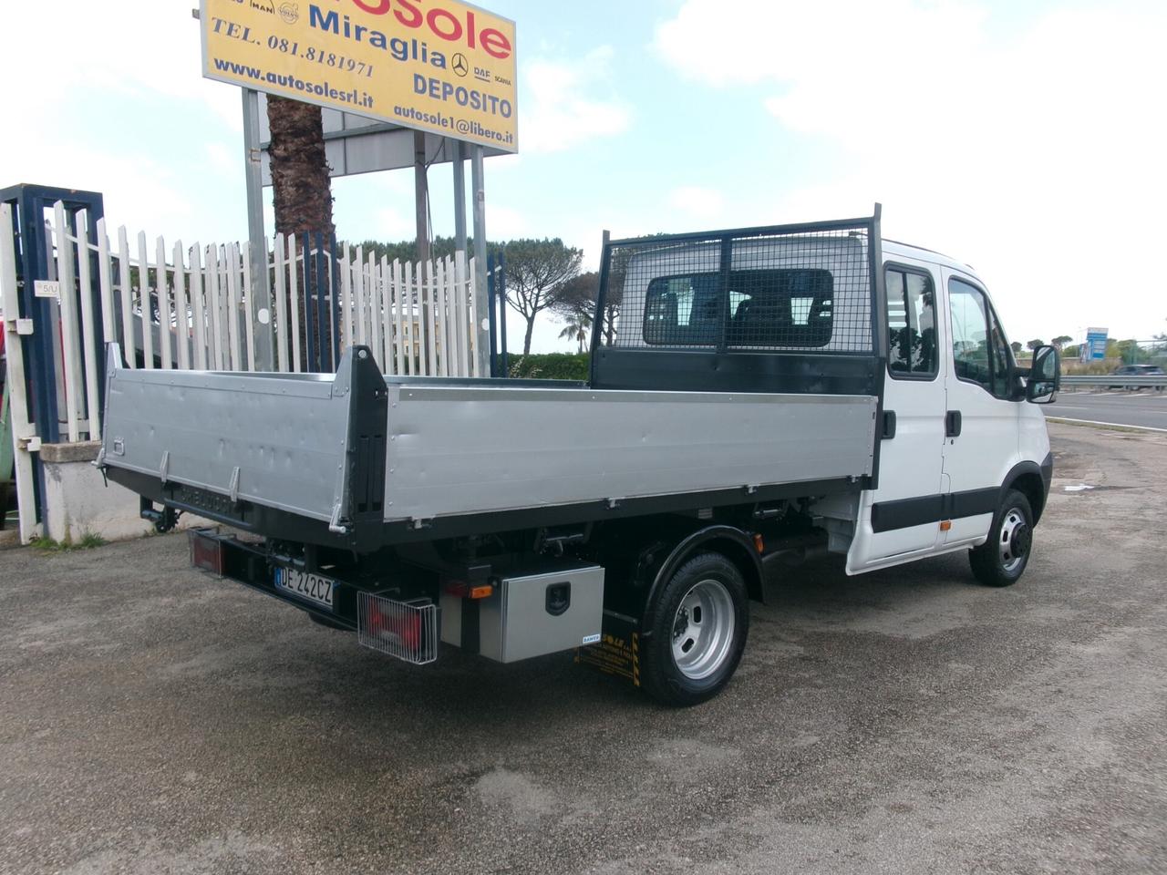 Iveco Daily 35C15 3000 150CV 200000 KM DOPPIA CABINA 7P RIBALTABILE TRILATERALE