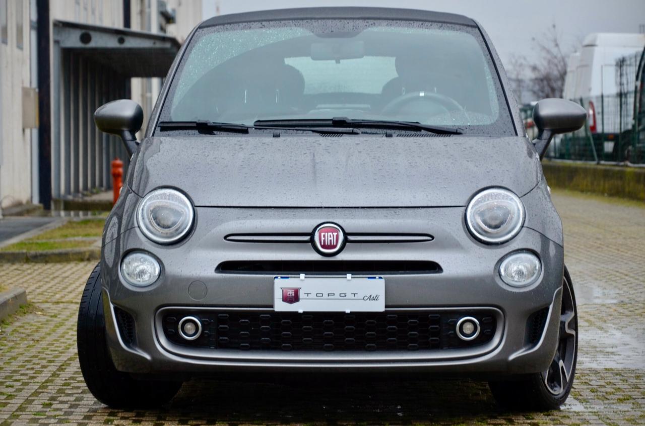 FIAT 500C 1.0 HYBRID SPORT CABRIO 70cv, TUTTI SERVICE UFF FIAT, EURO 6D, APPLE ANDROID, CRUISE, PERMUTE