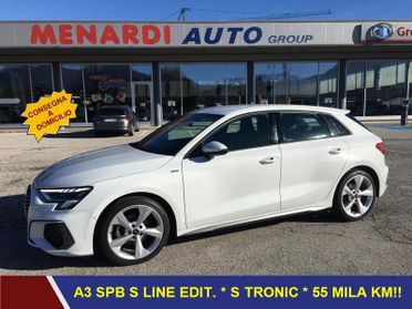 Audi A3 SPB 35 TDI S Tronic S line edition 55 MILA KM