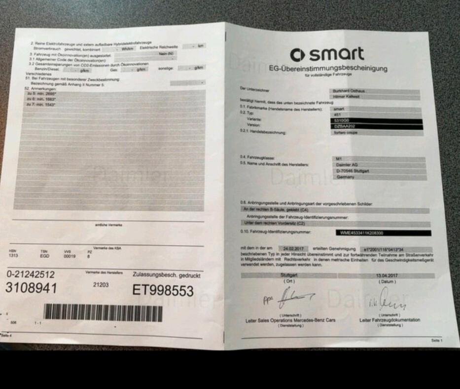 Smart ForTwo 70 1.0 Passion