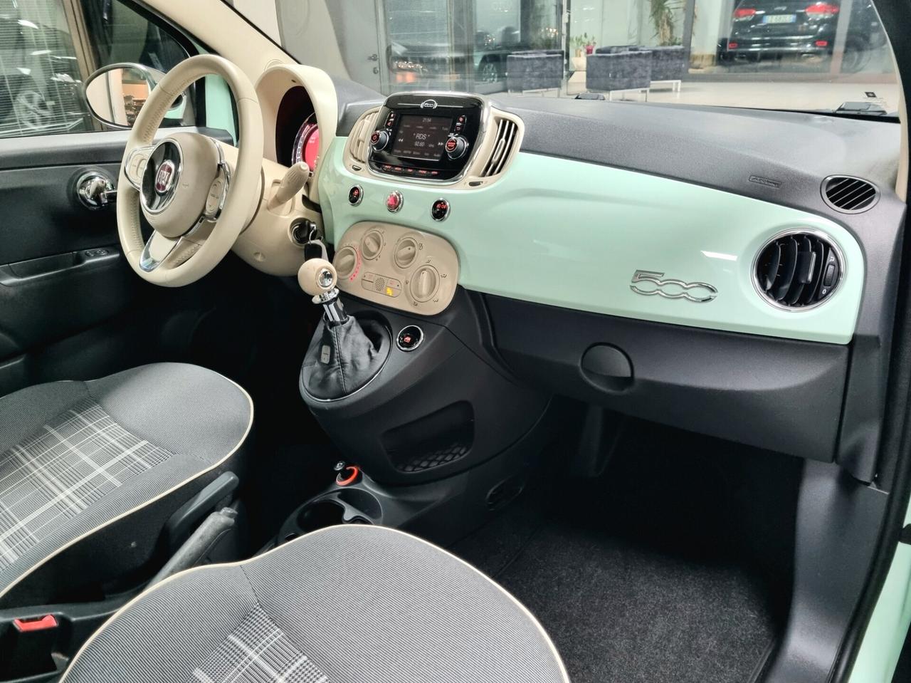 FIAT 500 1.2 BENZINA 69CV LOUNGE NEOPATENTATI