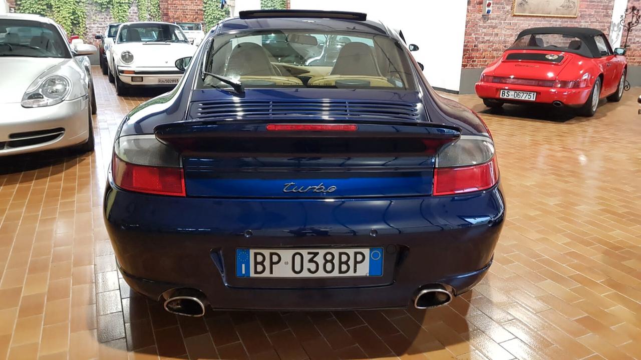 Porsche 911 996 Turbo Coupé book service Asi Blu Lapis