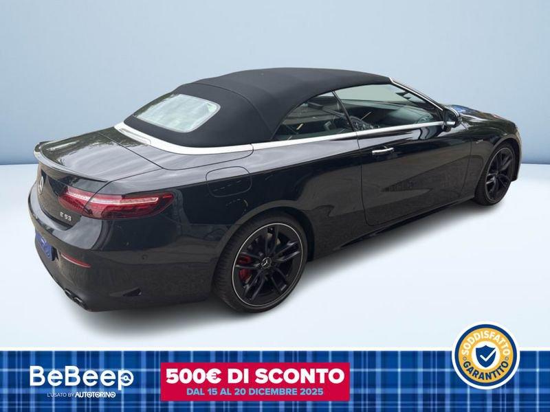 Mercedes-Benz Classe E Cbr E CABRIO 53 AMG MHEV (EQ-BOOST) 4MATIC + AUTO MY20