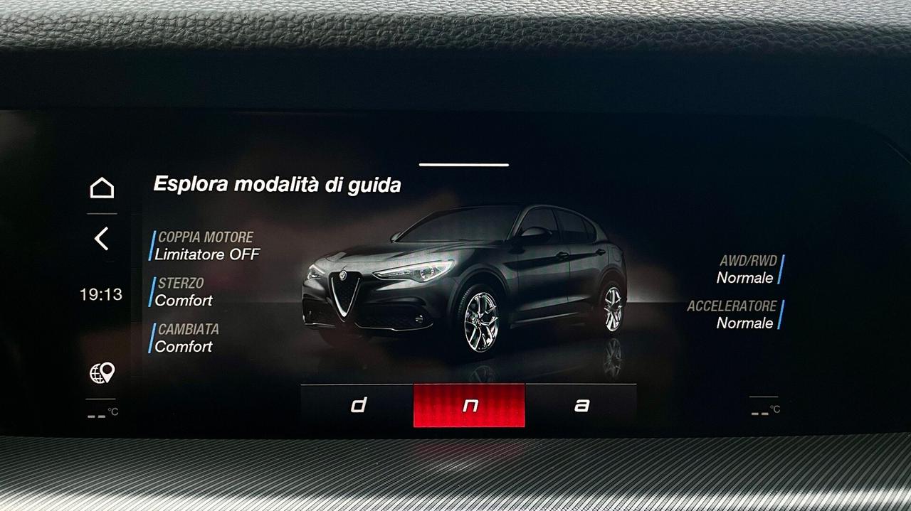 ALFA ROMEO STELVIO 2.2 VELOCE TURBODIESEL Q4 210 CV - TETTO, PELLE, FULL LED