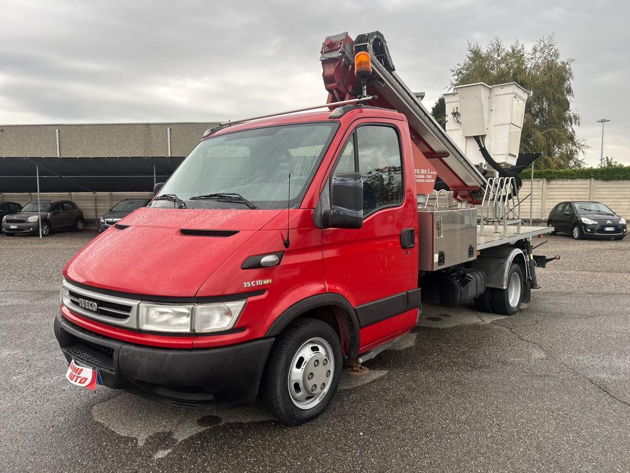 Iveco Daily 35C10 2.3 Hpi cabinato con Cestello elevatore
