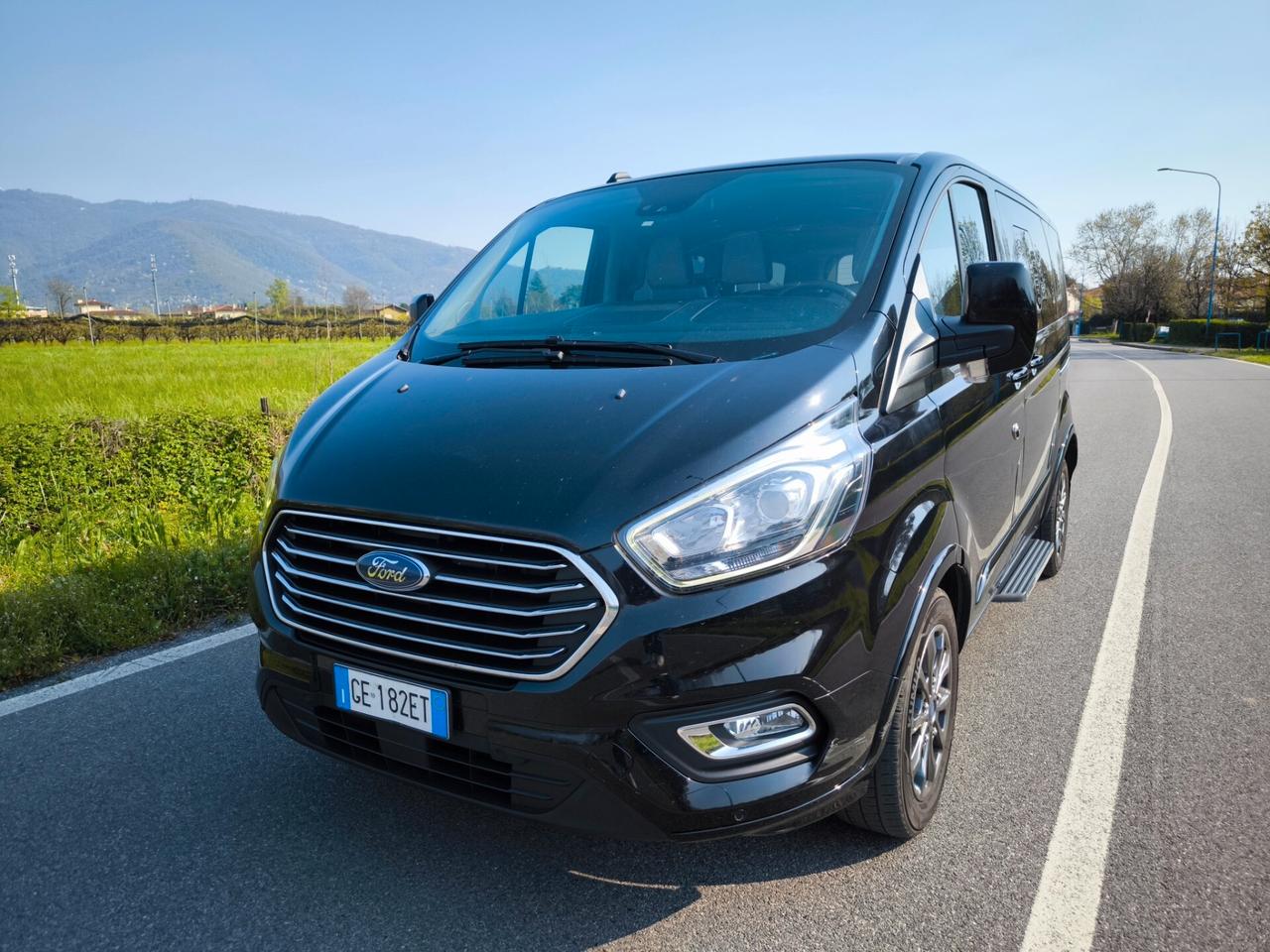 FORD TOURNEO CUSTOM TDCI-TITANIUM-9 POSTI-2021-GANCIO TRAINO