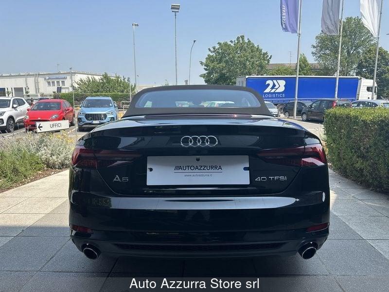 Audi A5 Cabrio 40 TFSI S tronic Business Sport *C19, LED,S-LINE, PROMO AZZURRA*
