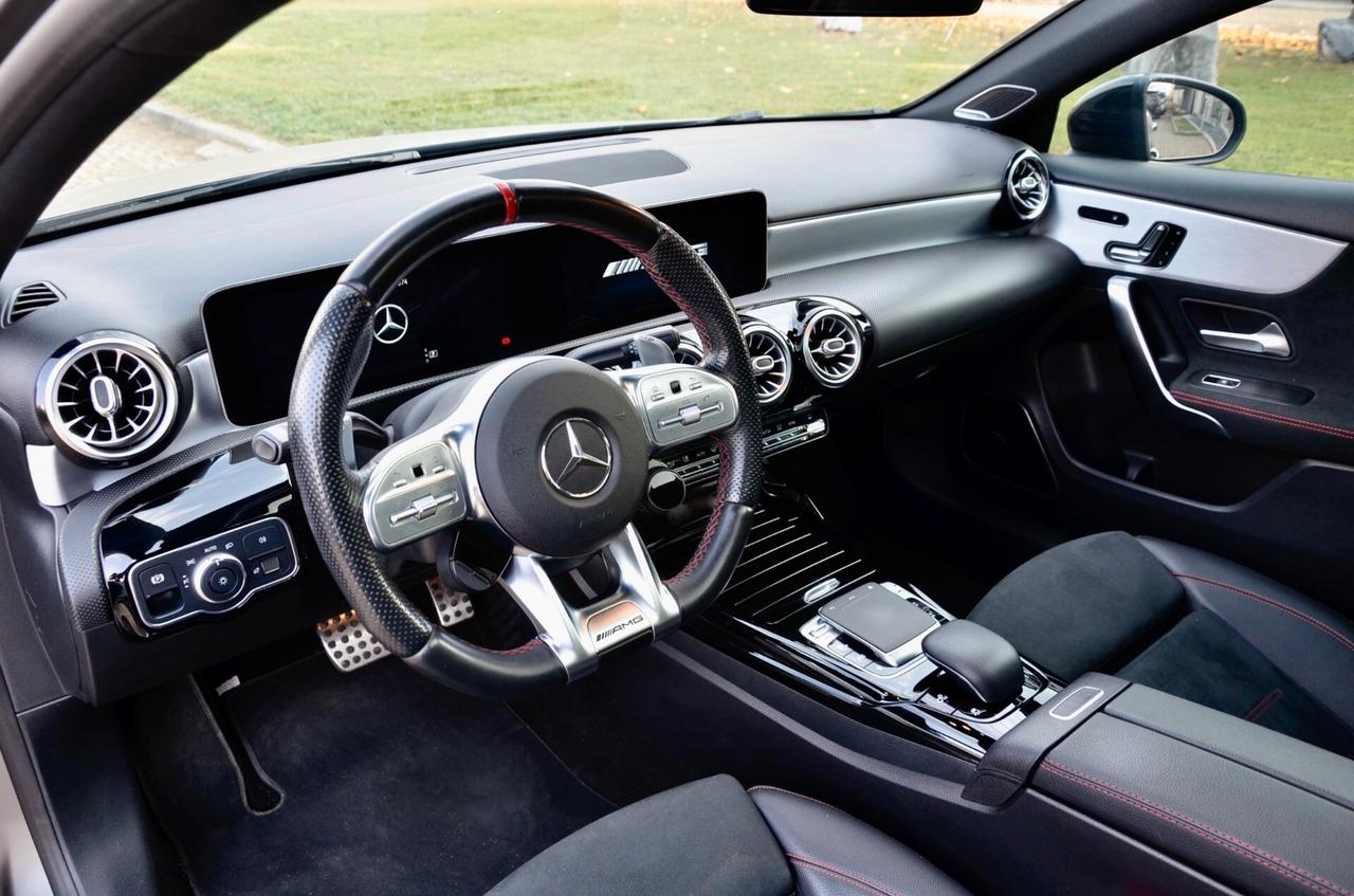 MERCEDES-BENZ A 35 AMG RACE EDITION 4MATIC 306cv AUTO, ECCELLENTI CONDIZIONI, UFF ITALIANA, EURO 6D, TETTO, NIGHT PACK, HI-FI BURMESTER, SCARICO, SOSPENSIONI ADATTIVE, MULTIBEAM, 19", PERMUTE