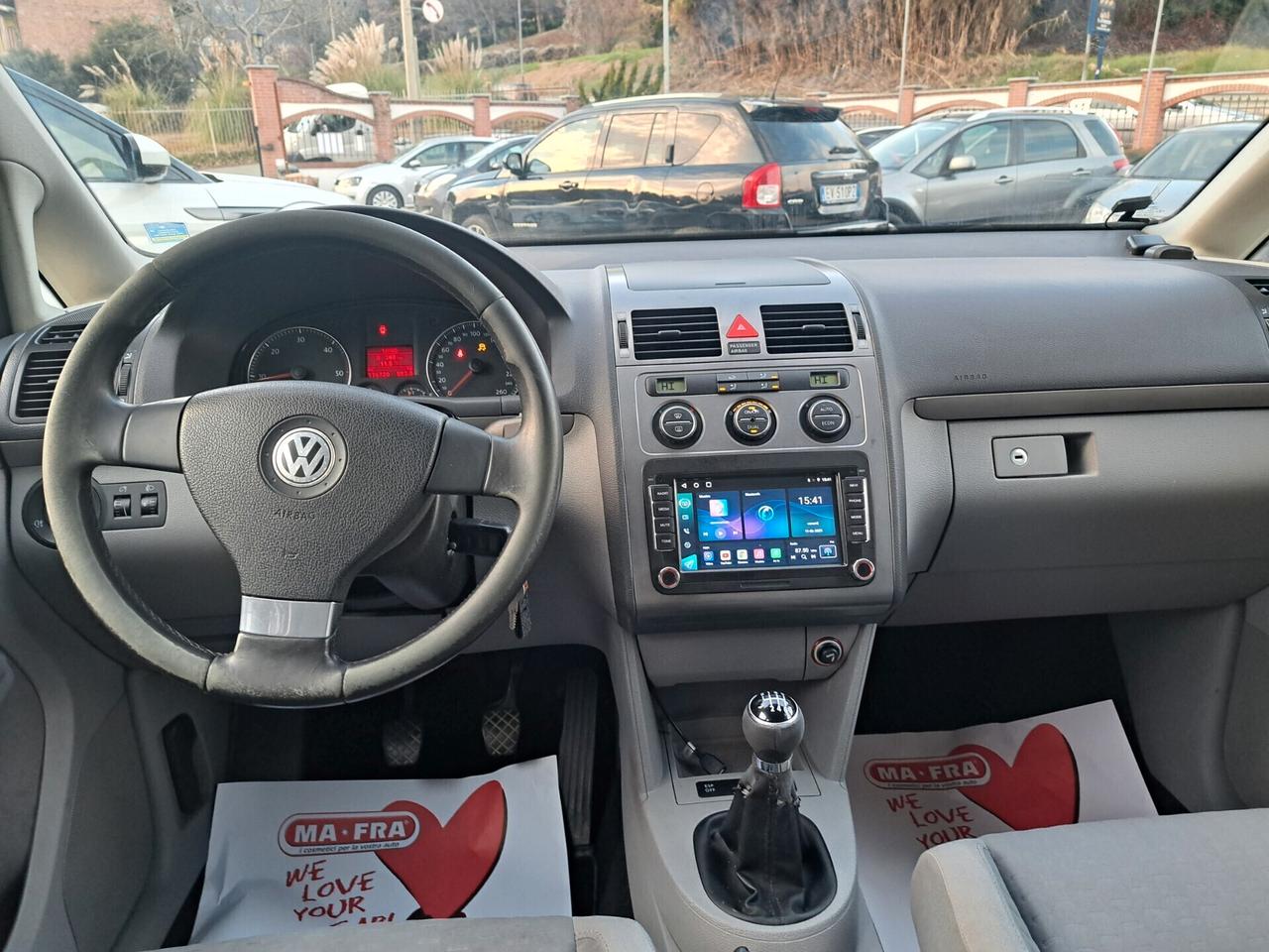 Volkswagen Touran 2.0,140CV , GANCIO TRAINO