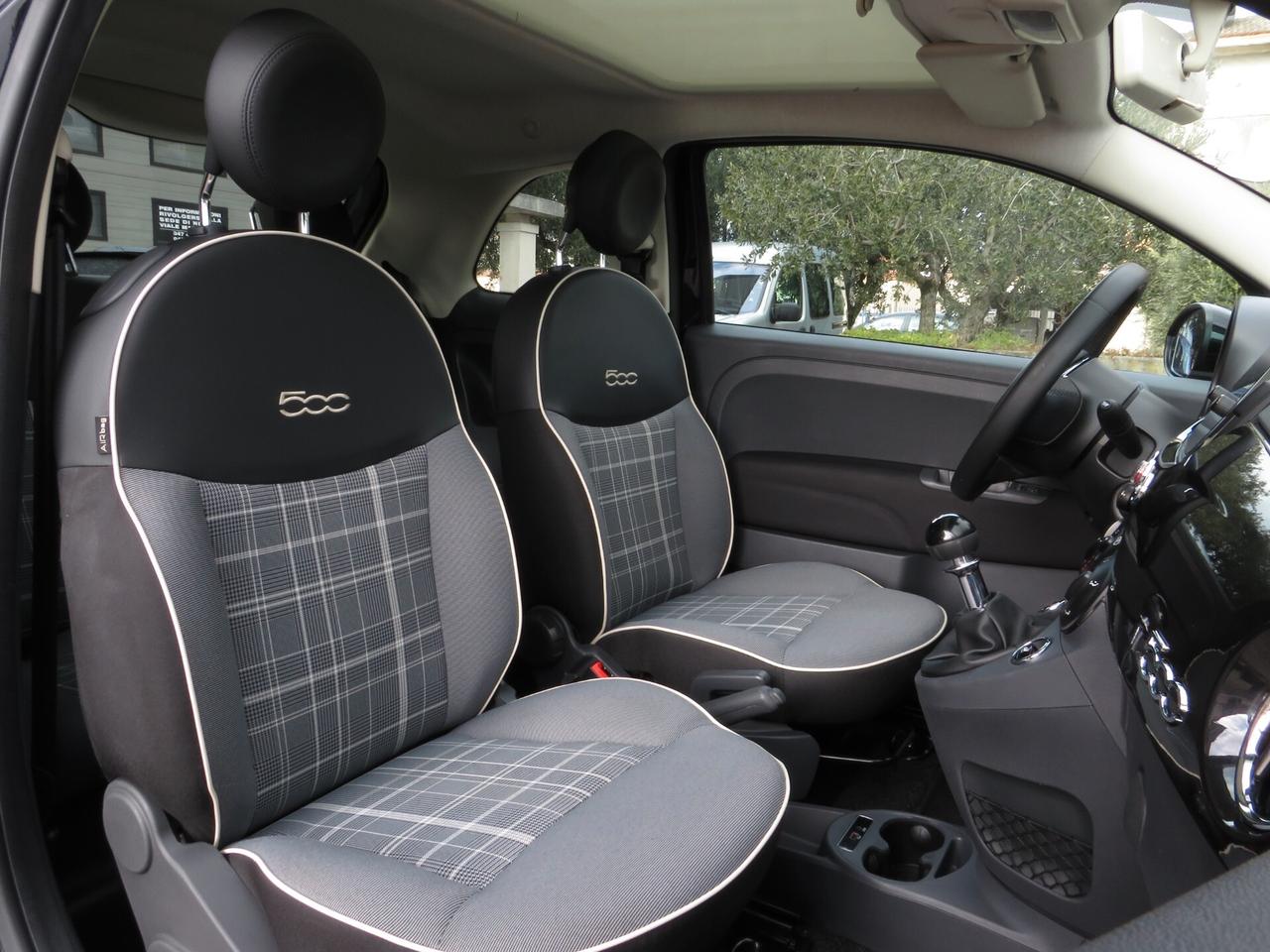 Fiat 500 1.2 Lounge 69cv. navi/sensori parcheggio/tetto pan