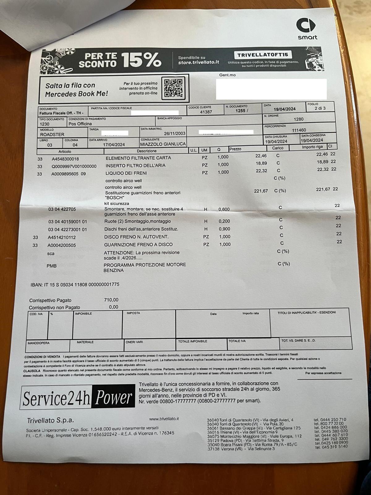 Smart Roadster 700 - Iscritta ASI#GM