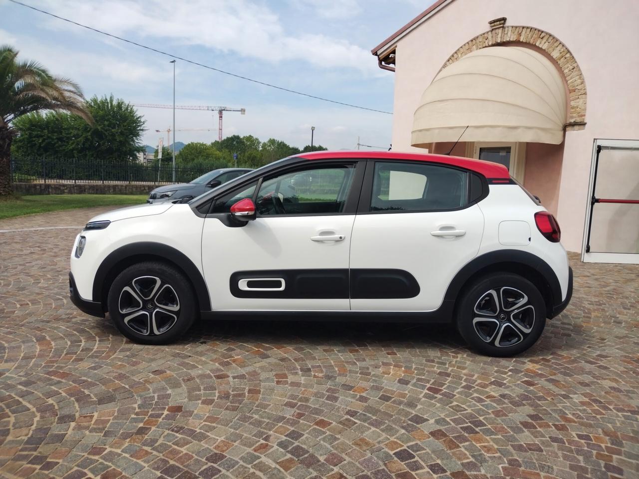 Citroen C3 Shine tetto rosso
