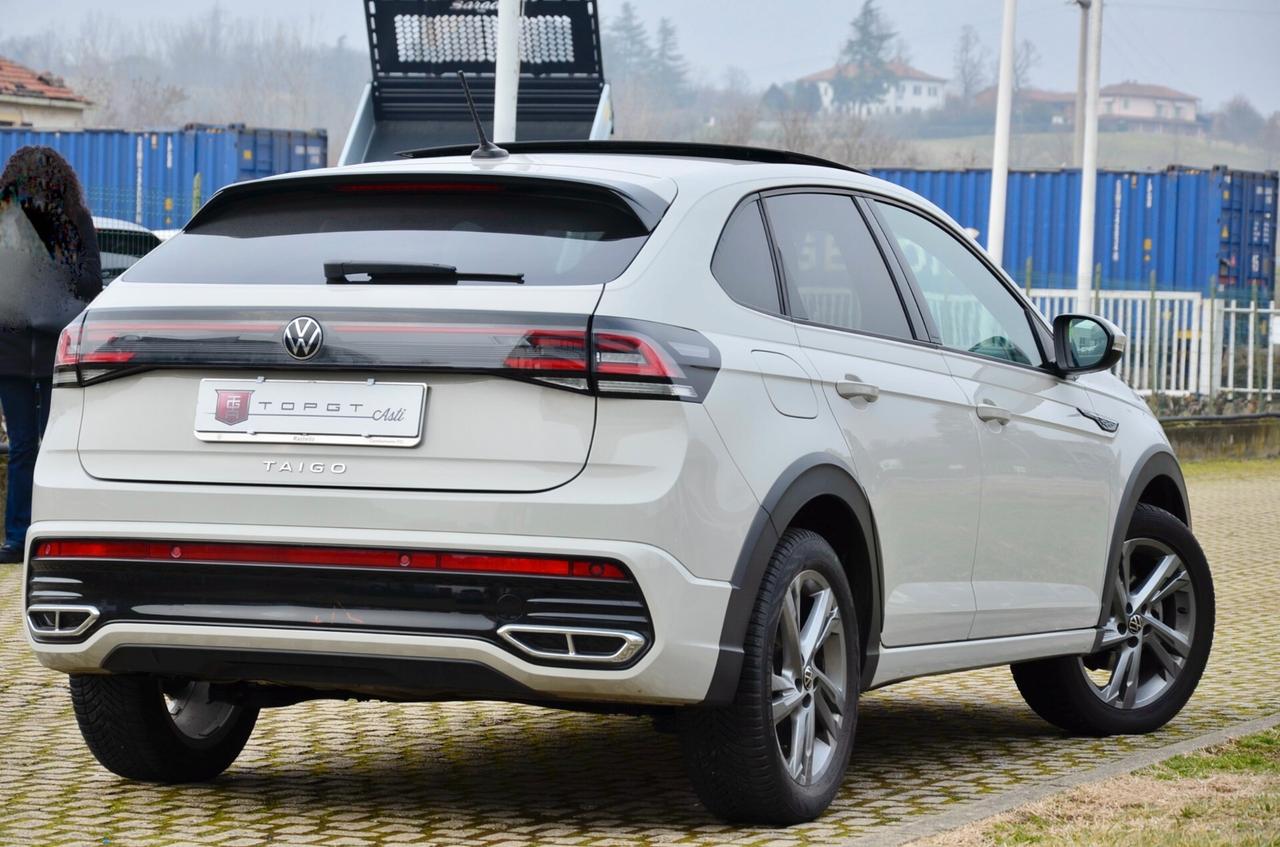 VOLKSWAGEN TAIGO 1.5 TSI R-LINE 150cv DSG, UNICOPROPRIETARIO, UFF ITALIANA, EURO 6D, TETTO, FARI FULL LED, APPLE ANDROID, PERMUTE