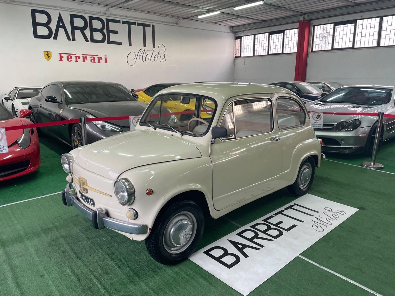 Fiat 600D Targa Originale PERMUTE RATE