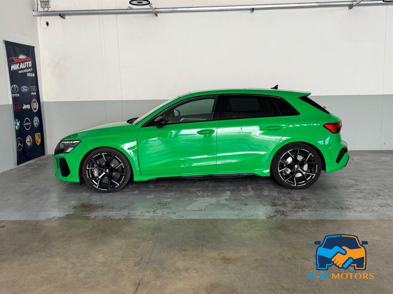Audi RS3 Sportback 2.5 tfsi quattro s-tronic UNICOPRO-CARBOCERAMICI- COLORE EXCLUSIVE-GARANZIA AUDI 2028-LIM 290KM/H