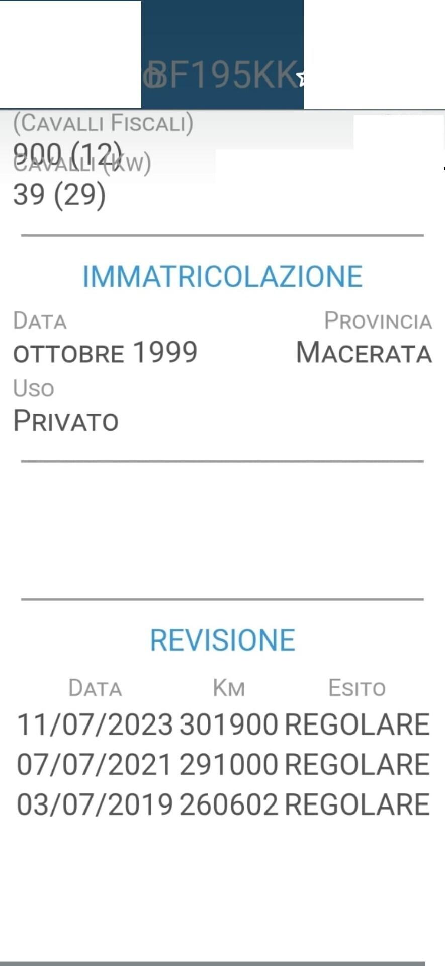 FIAT SEICENTO-900-METANO-MOTORE NUOVO