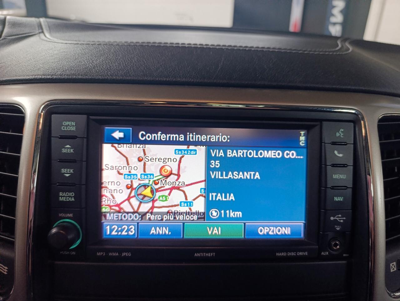 Jeep Grand Cherokee 3.0 CRD 241 CV Overland del 2011