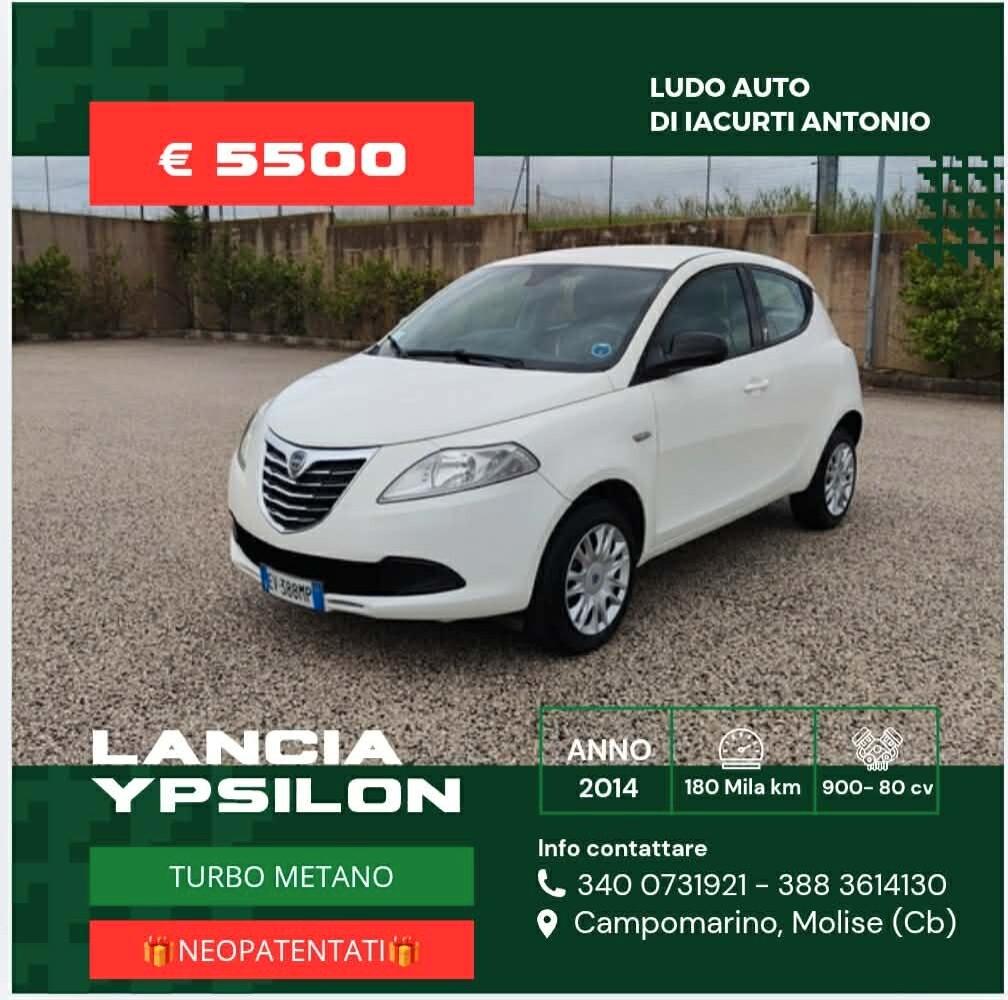 Lancia Ypsilon 0.9 TwinAir 85 CV 5 porte Metano Ecochic Gold