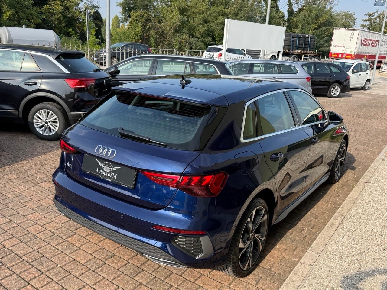 Audi A3 SPB 40 TFSI e S line edition PREZZO REALE/TG UFFICIALI