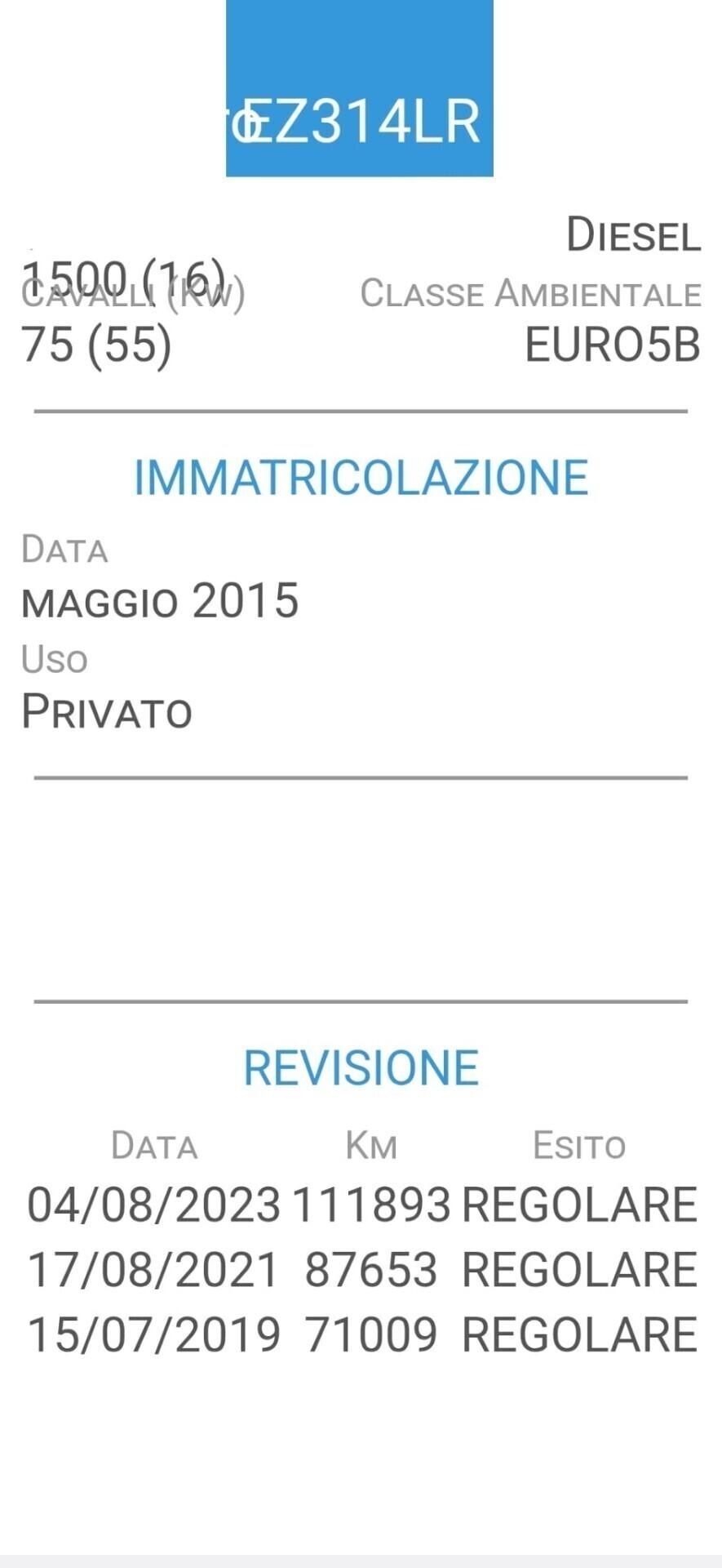 RENAULT Clio 1.5 dCi-UNICA PROPRIETA-3 REVISIONI