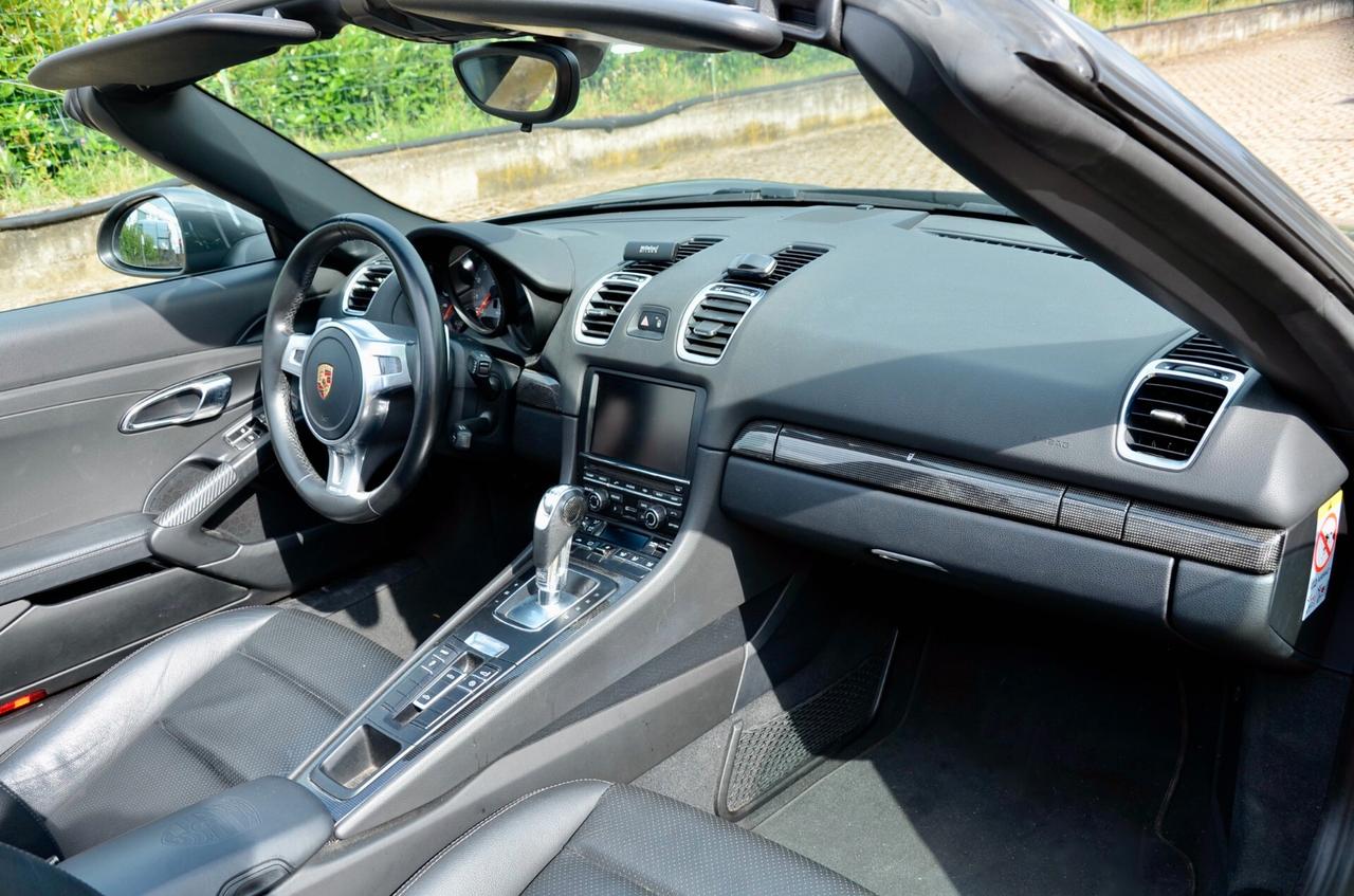 PORSCHE BOXSTER S 981 3.4 315cv PDK, UFF ITALIANA, SERVICE UFF PORSCHE, EURO 6B, XENO, NAVI, PERMUTE