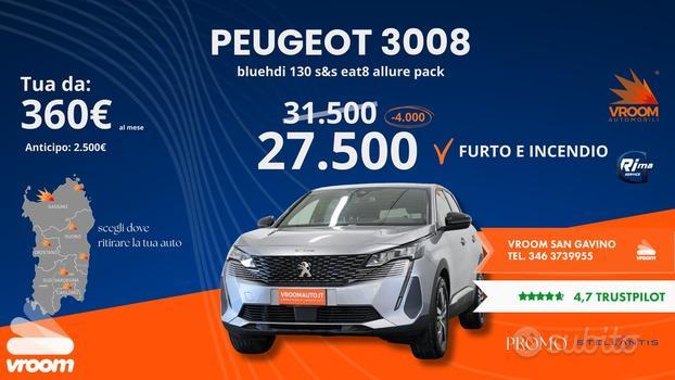 PEUGEOT 3008 2 serie 3008 BlueHDi 130 S&S EAT8...
