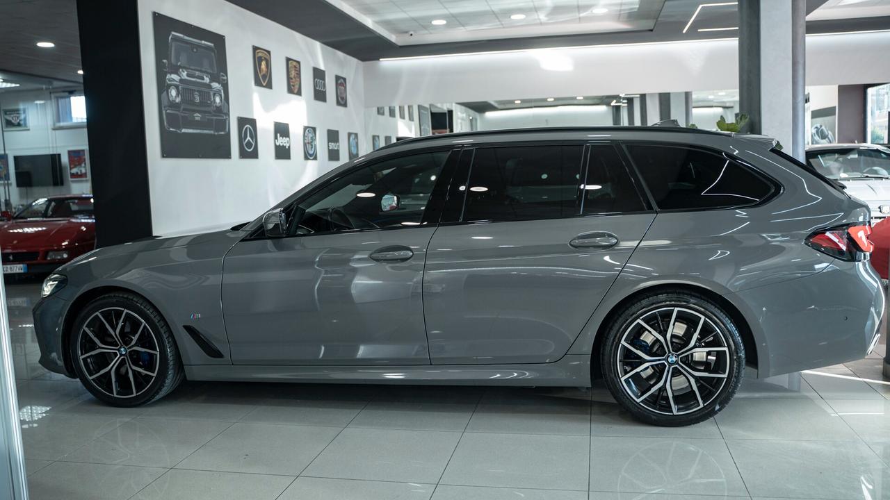 Bmw 520 D MHEV 48V TOURING MSPORT TETTO PACK LUCI PELLE NA