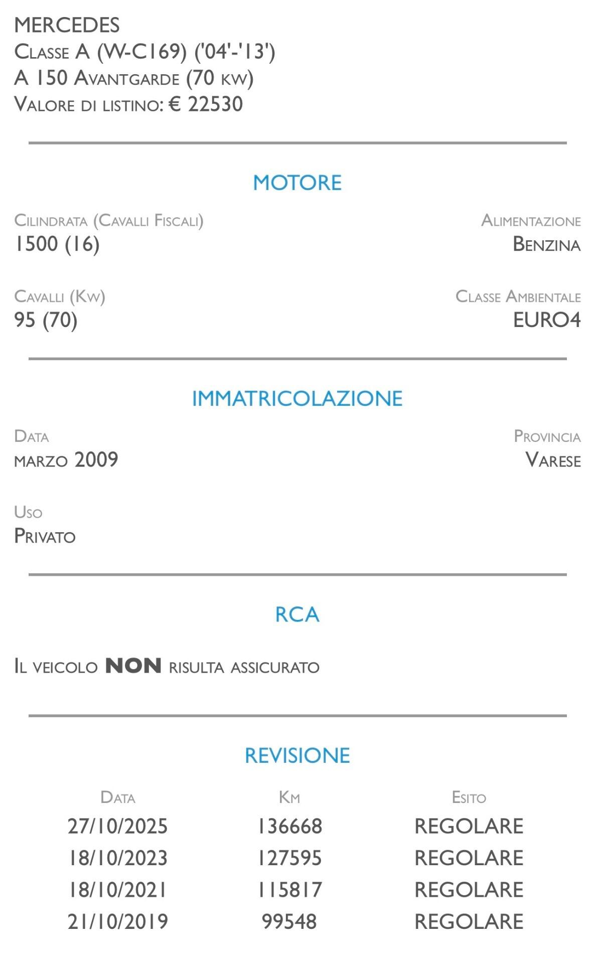 Mercedes-benz A 150 Elegance - UNICO PROPRIETARIO