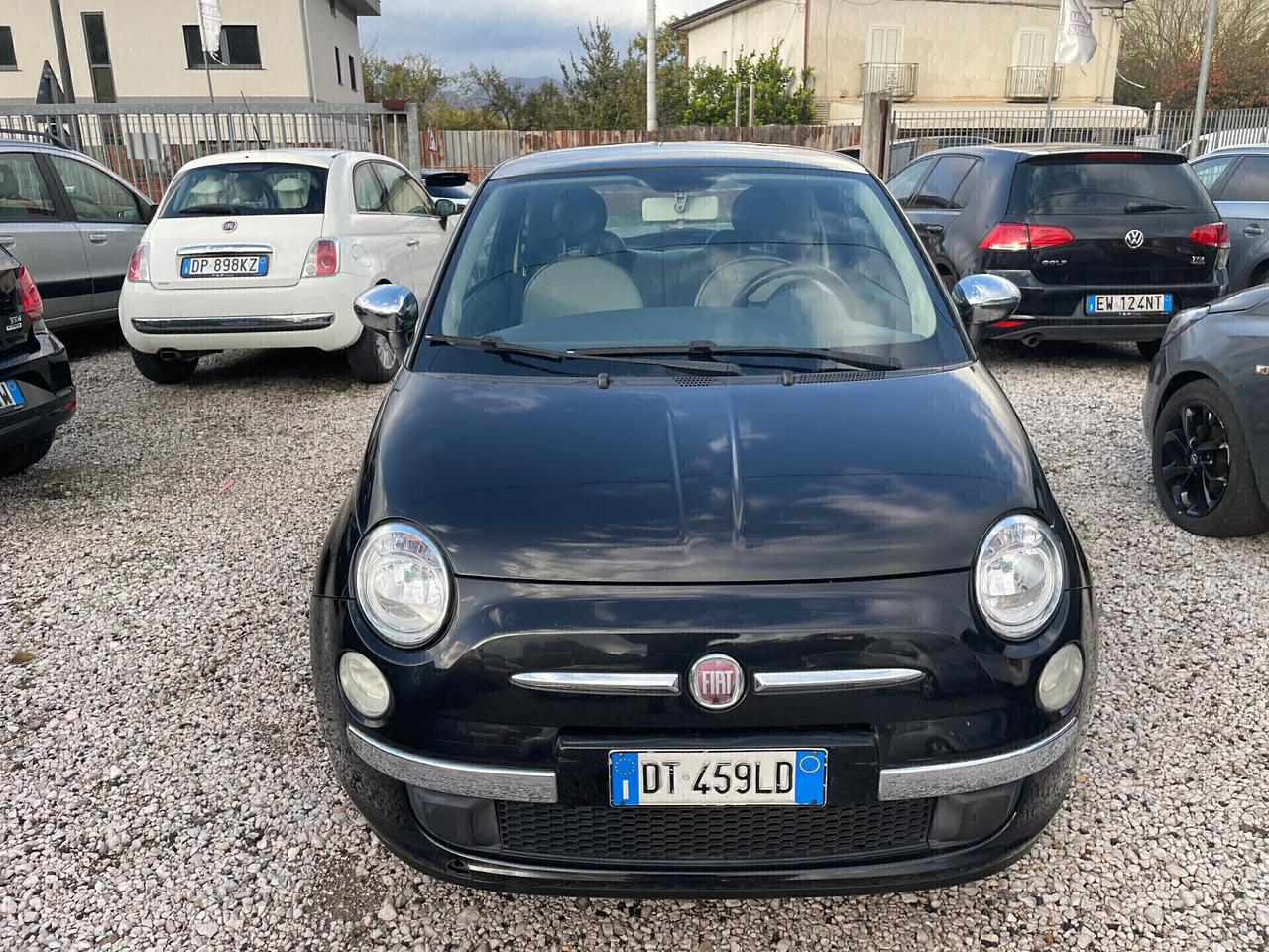 Fiat 500 1.2 BENZINA nero met. TAGLIANDO COMPLETO